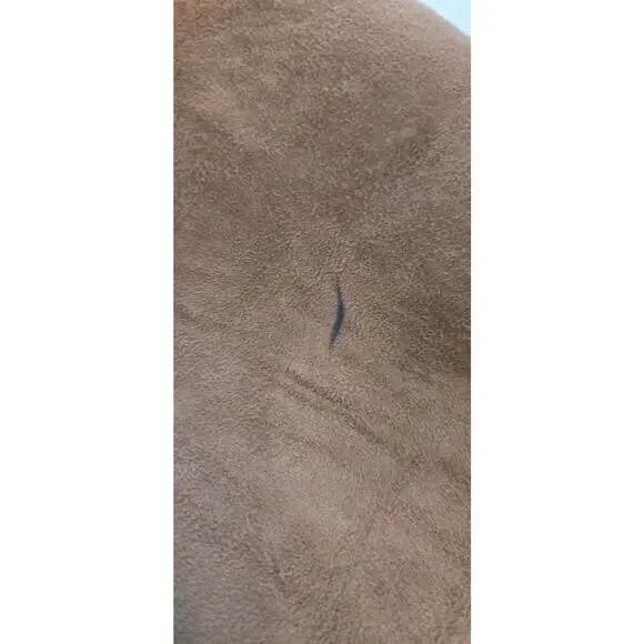 Sheepskin Shop Portland Sheepskin Coat Bone Buttons Vintage Size 40 - Picture 12 of 13